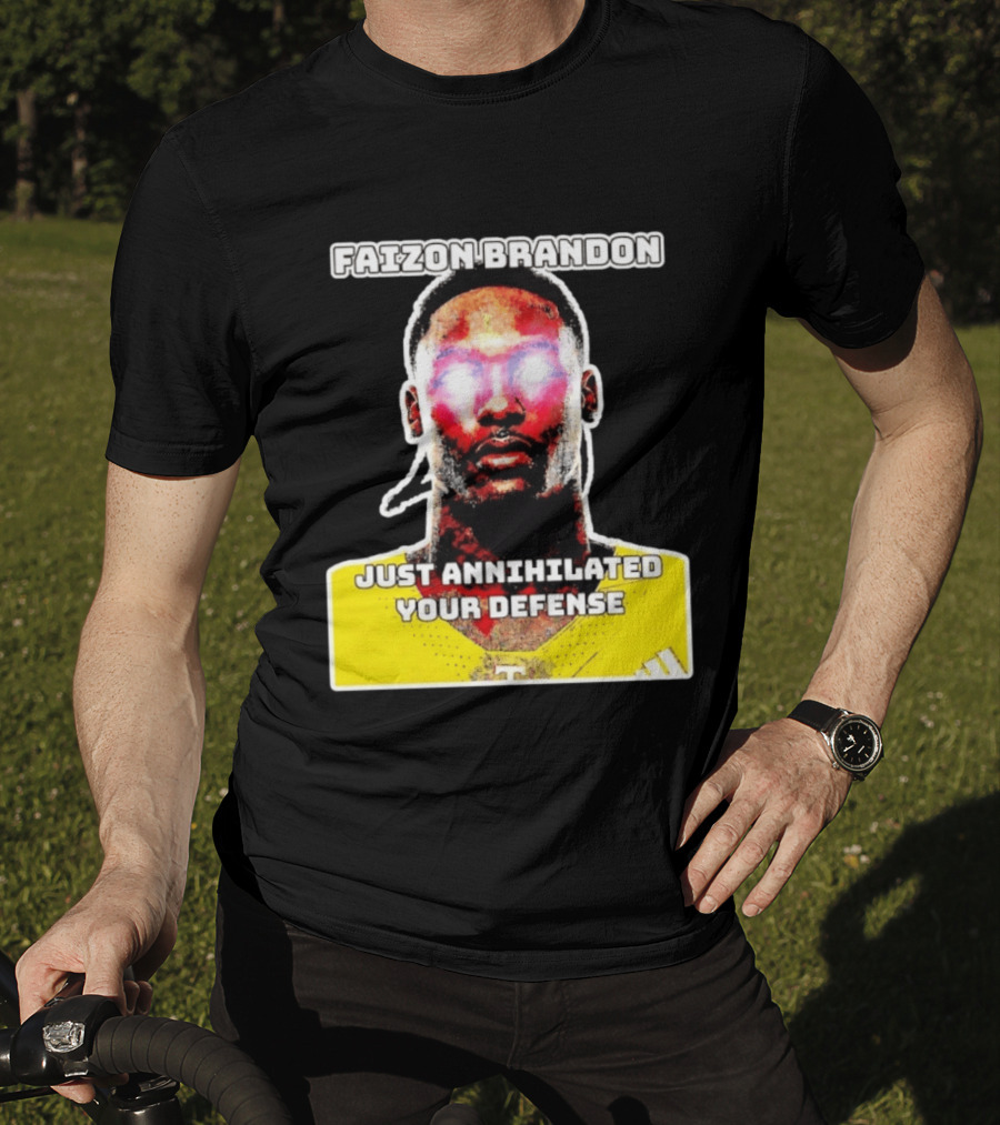 Faizon Brandon Just Annihilated Your Defense Glowing Eyes Football Player T-Shirt