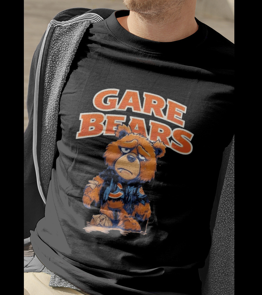 Gare Bears Sad Bear Chicago Bears Football T-Shirt