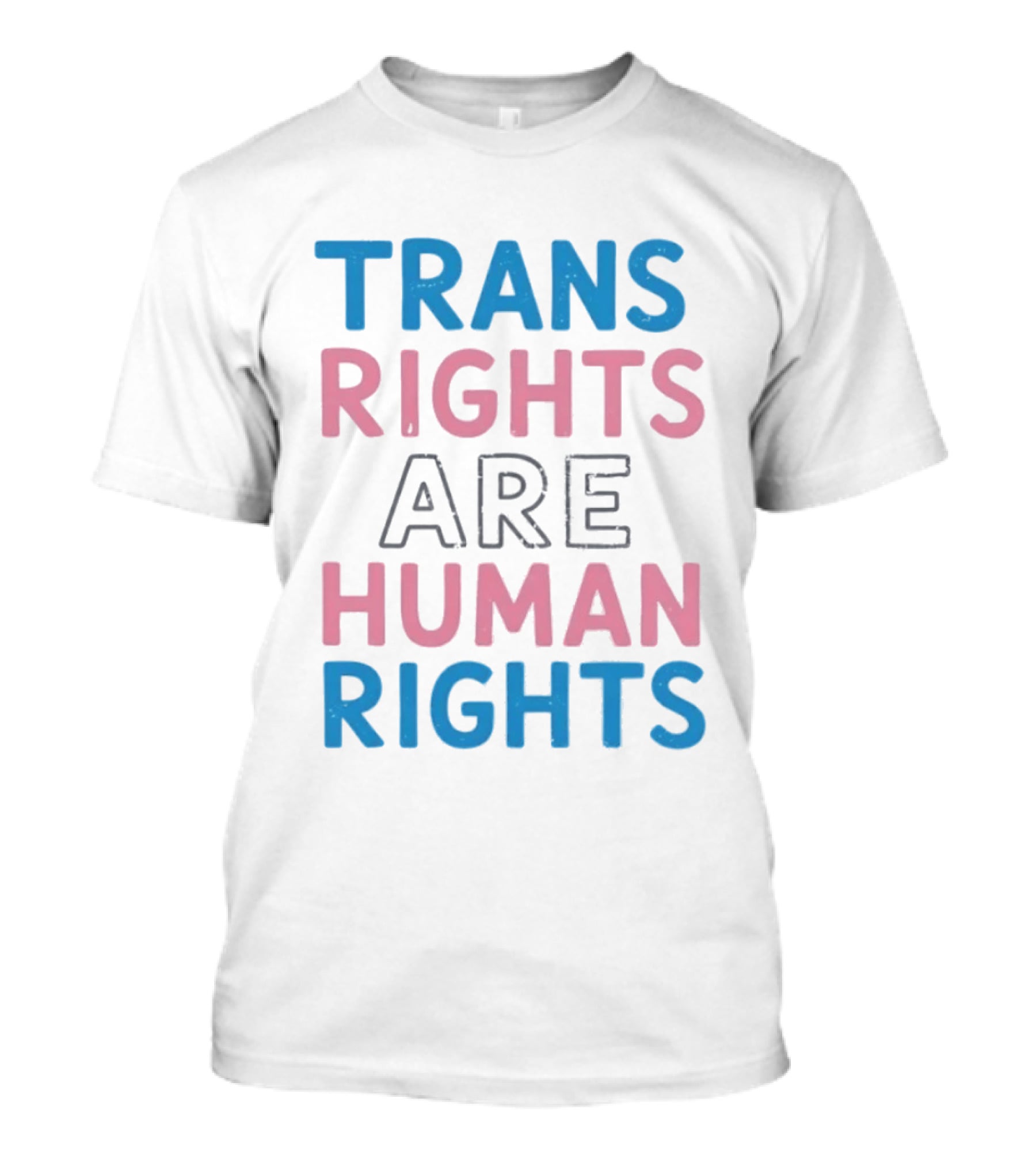 Trans Rights Are Human Rights Transgender Pride Flag T-Shirt
