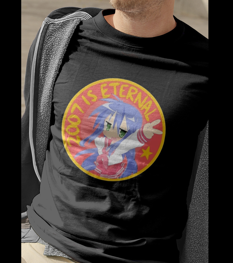 Konata Izumi 2007 Is Eternal Lucky Star Anime T-Shirt