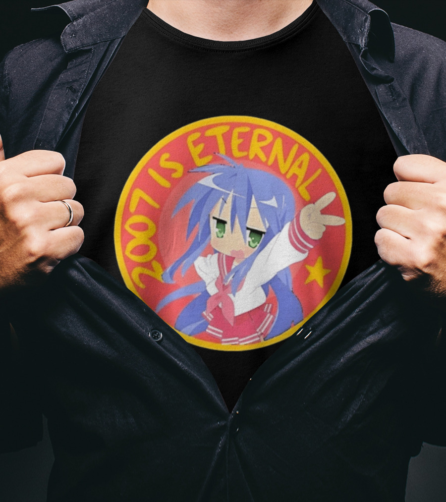 Konata Izumi 2007 Is Eternal Lucky Star Anime T-Shirt