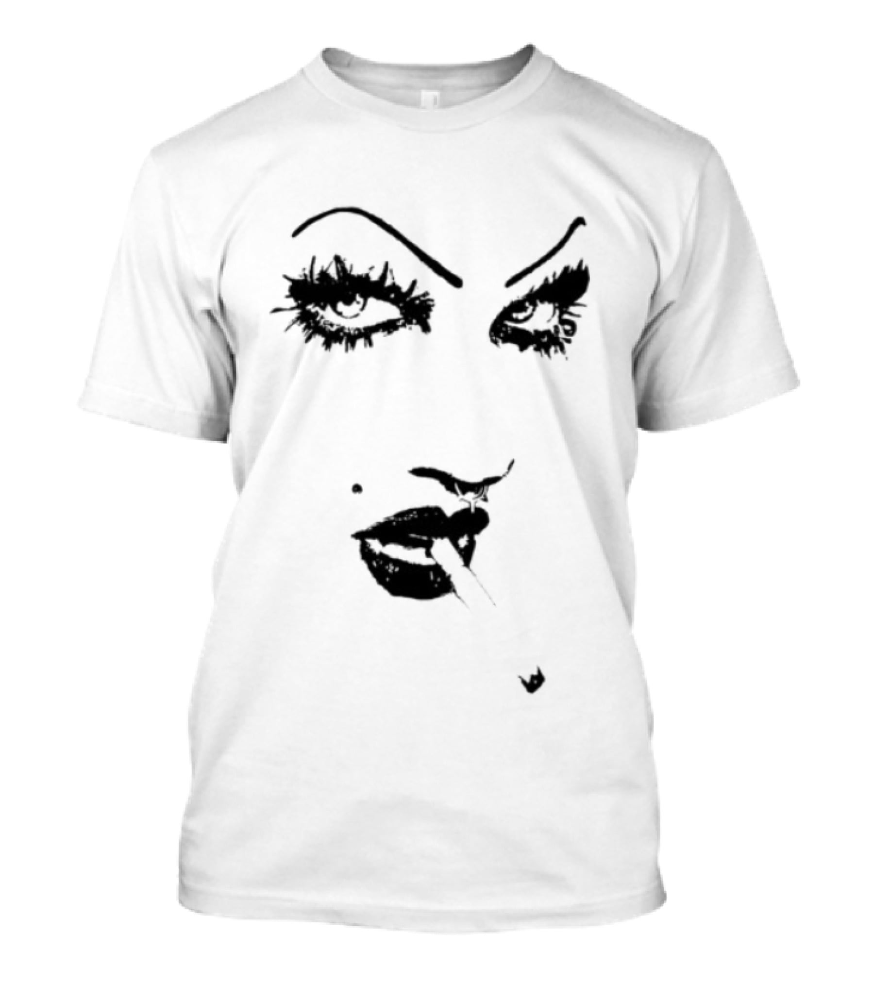 6Arelyhuman Store Digital Dancer Bold Face Card T-Shirt