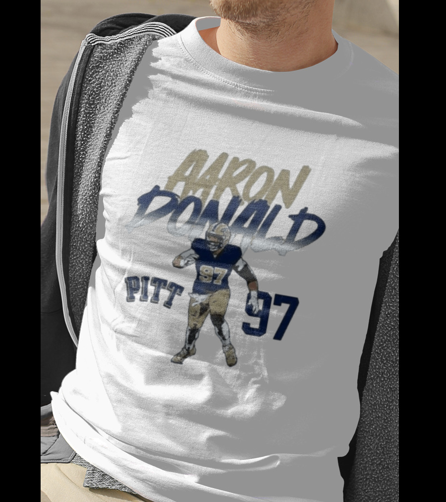 Aaron Donald 97 Pitt Panthers Football T-Shirt