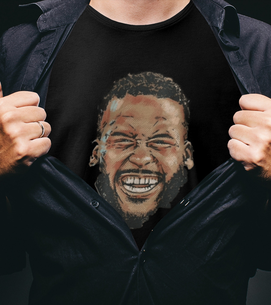 Aaron Donald 99 Halftone Stylized Caricature T-Shirt
