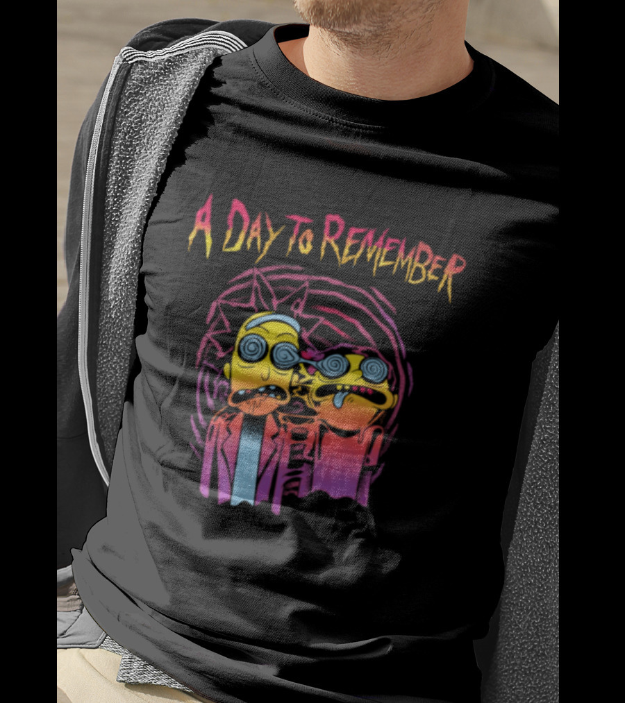 A Day To Remember Hypnotize Cartoon Characters Psychedelic T-Shirt