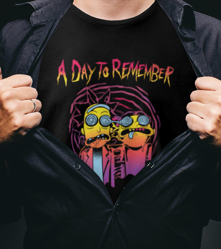 A Day To Remember Hypnotize Cartoon Characters Psychedelic T-Shirt