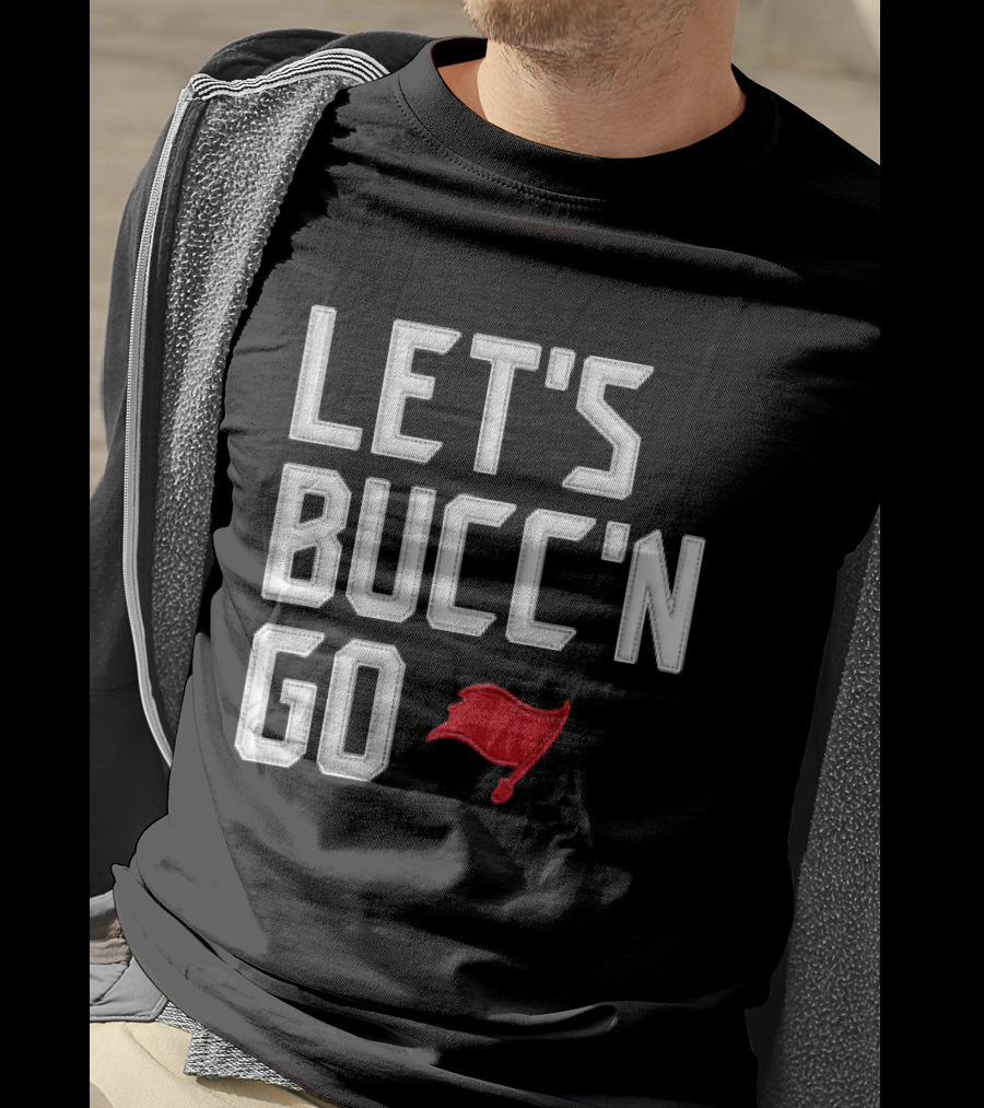 Let's Bucc'n Go Buccaneers Flag T-Shirt
