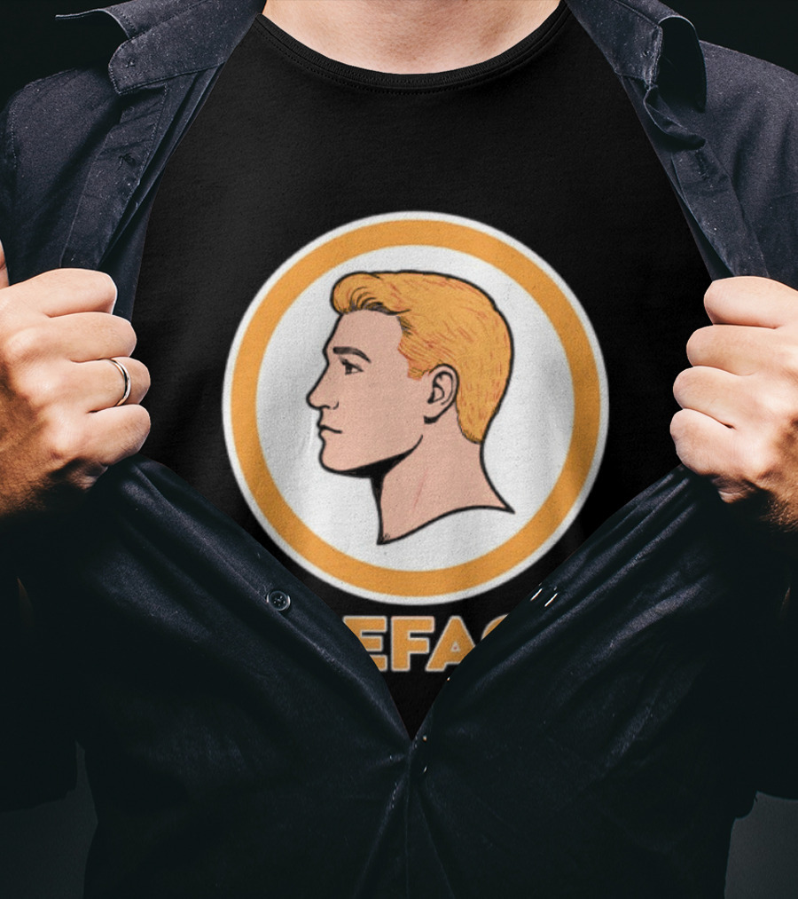 Caucasians Palefaces Orange Circle T-Shirt