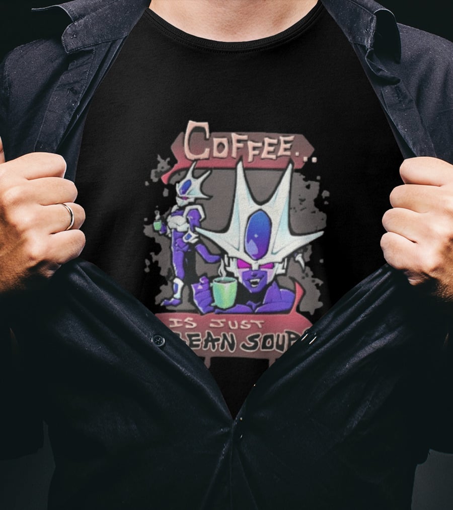 Dragon Ball Cooler Coffee Is Just Bean Soup T-Shirt
