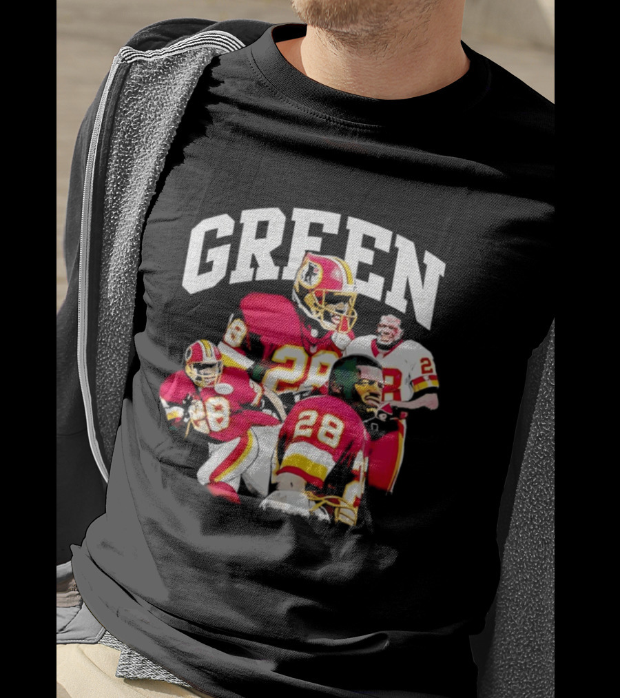 Darrell Green 28 Washington Football Legends Redskins NFL T-Shirt