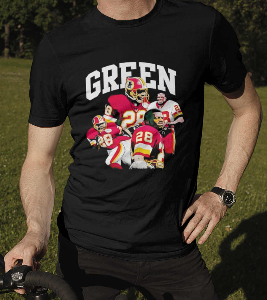 Darrell Green 28 Washington Football Legends Redskins NFL T-Shirt