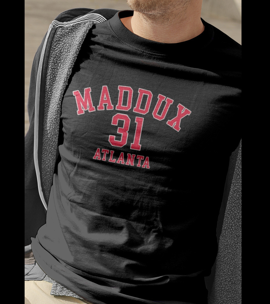 Greg Maddux 31 Atlanta Braves MLB T-Shirt