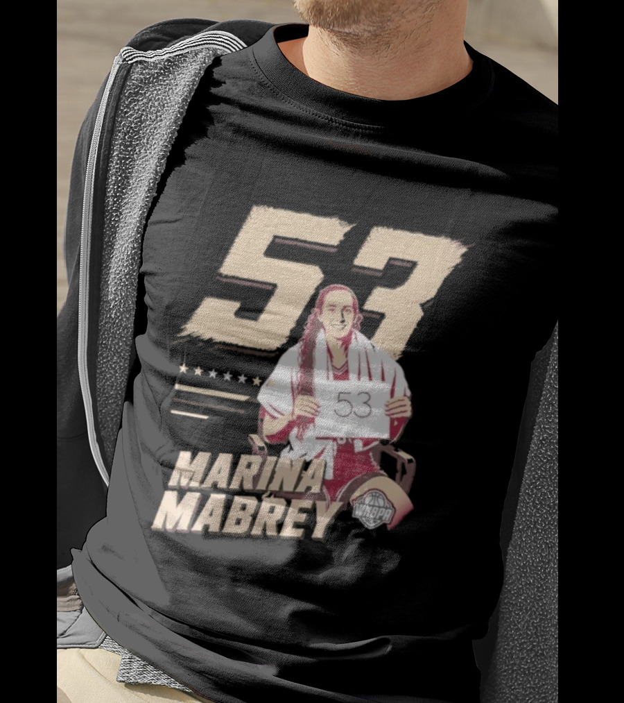 Marina Mabrey 53 Notre Dame Fighting Irish Basketball T-Shirt