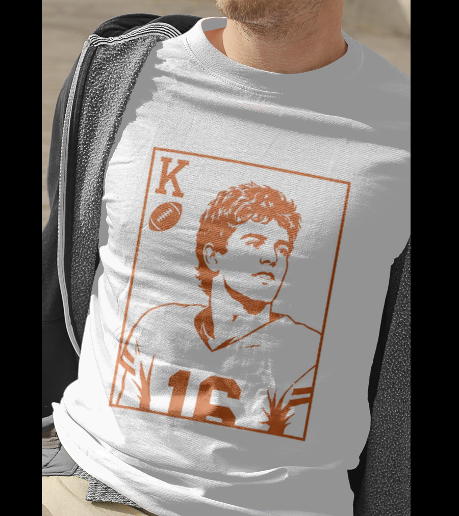 Arch Manning KO Football Card 16 T-Shirt