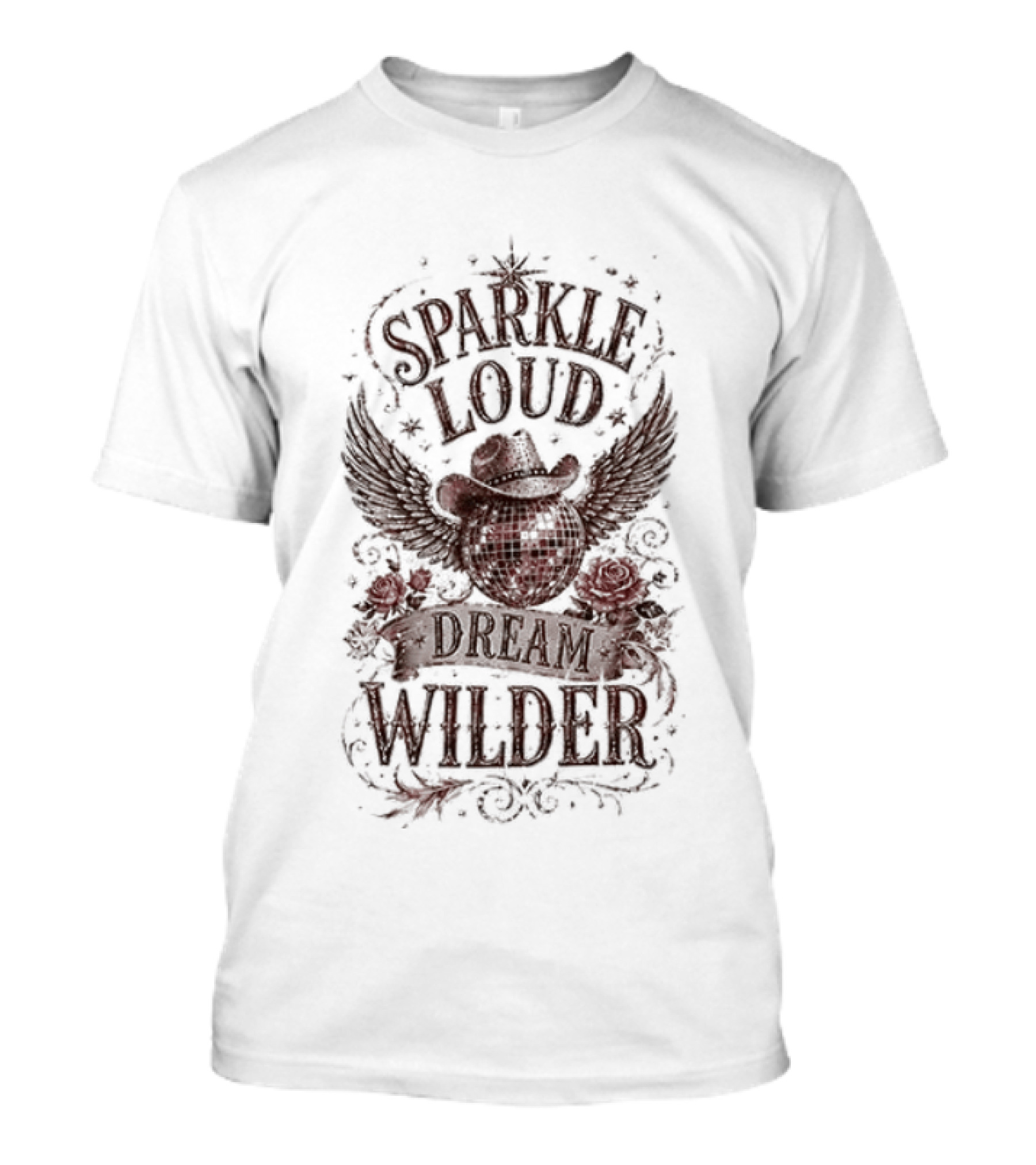 Dolly Parton Sparkle Loud Dream Wilder Vintage Western T-Shirt