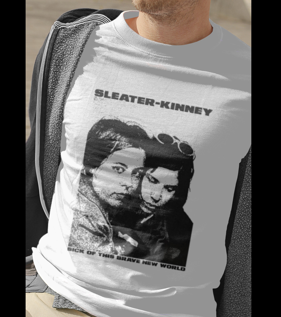 Enterthenight Gallery Store Sleater Kinney Sick Of This Brave New World T-Shirt