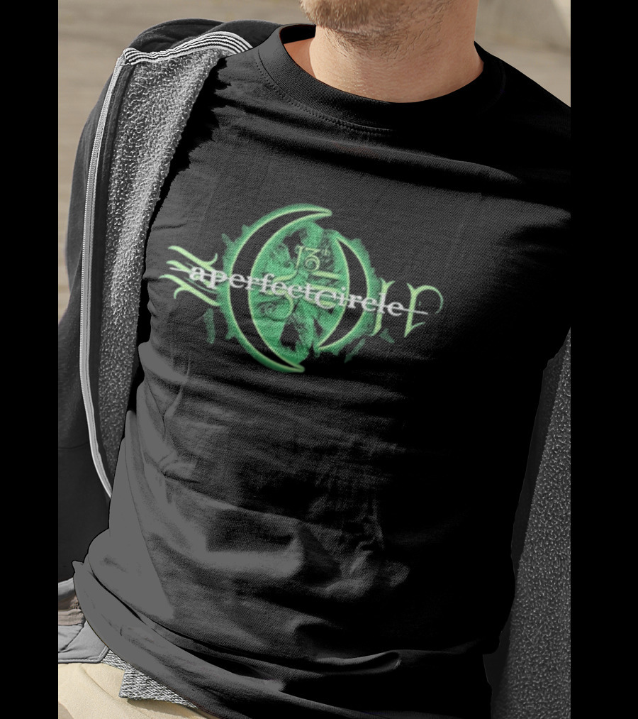 A Perfect Circle 13th Step Orestes Green Swirl T-Shirt