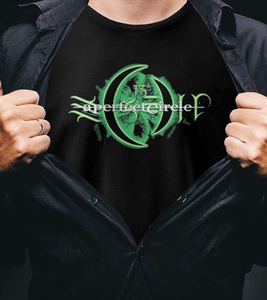 A Perfect Circle 13th Step Orestes Green Swirl T-Shirt