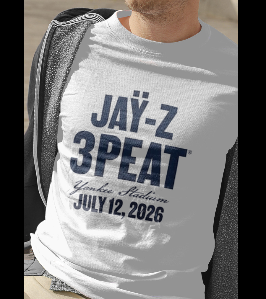JAY Z 3PEAT Yankee Stadium July 12 2026 T-Shirt