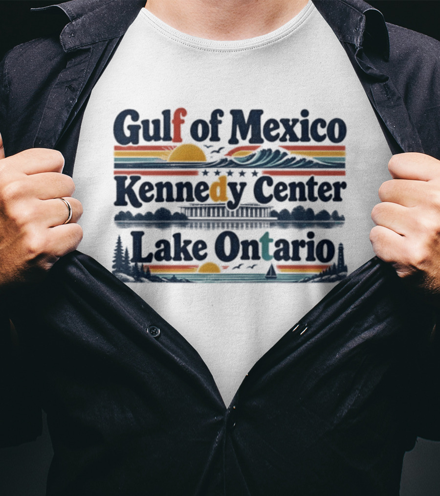 Gulf Of Mexico Lake Ontario Kennedy Center Resist Fdt T-Shirt