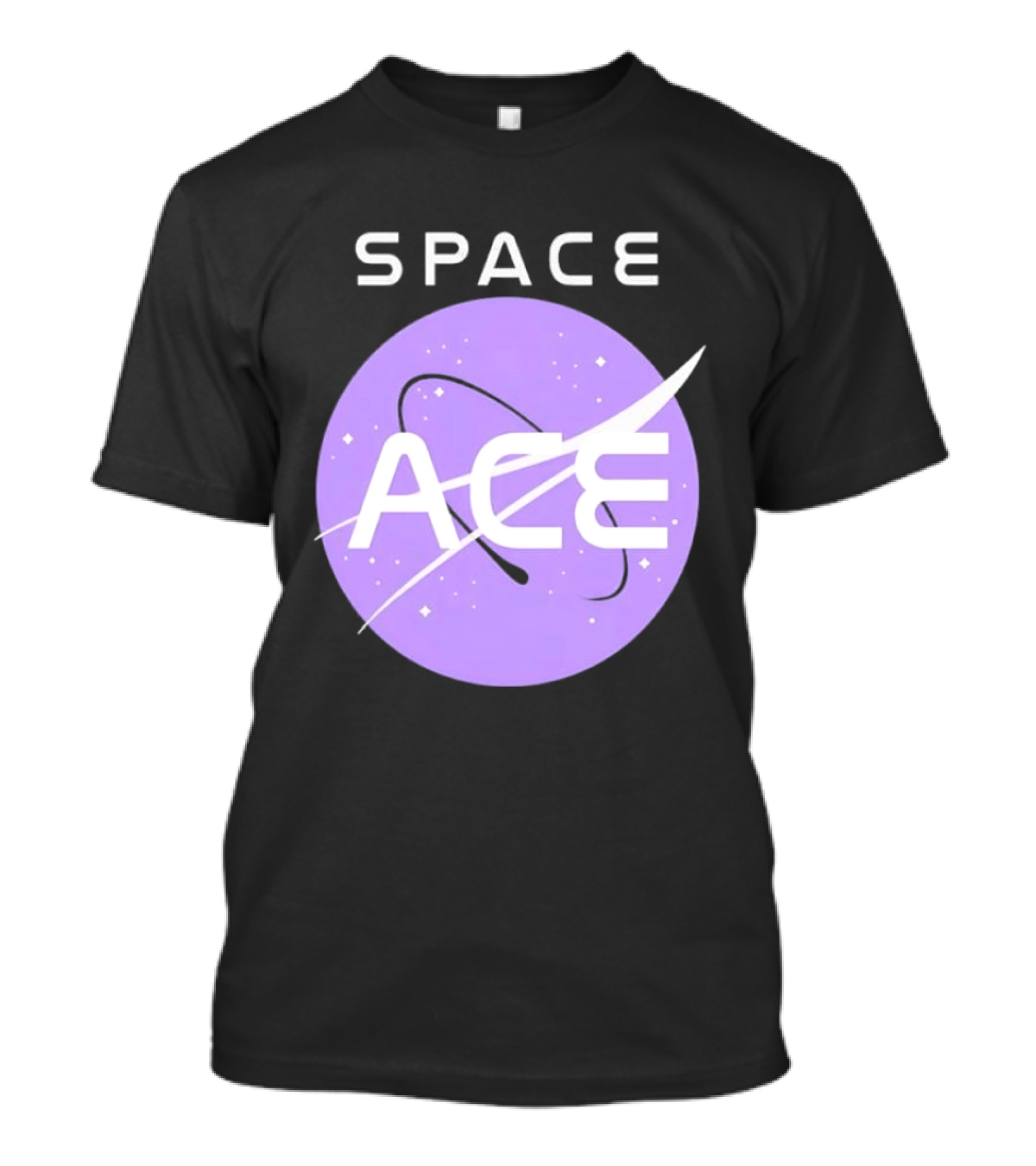 Space Ace NASA Astronomy Galaxy Iconic Insignia T-Shirt