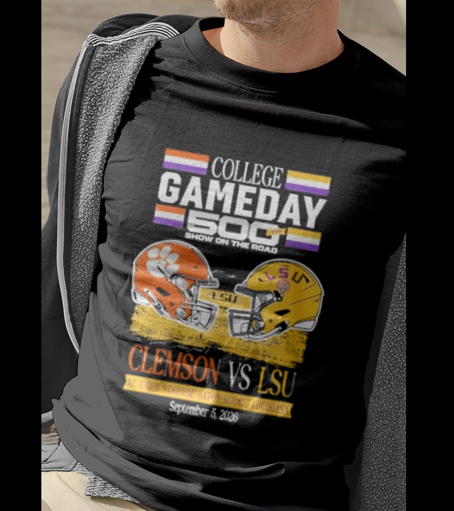 College GameDay 500th Show Clemson Vs LSU At Tiger Stadium September 6 2008 Baton Rouge Louisiana T-Shirt