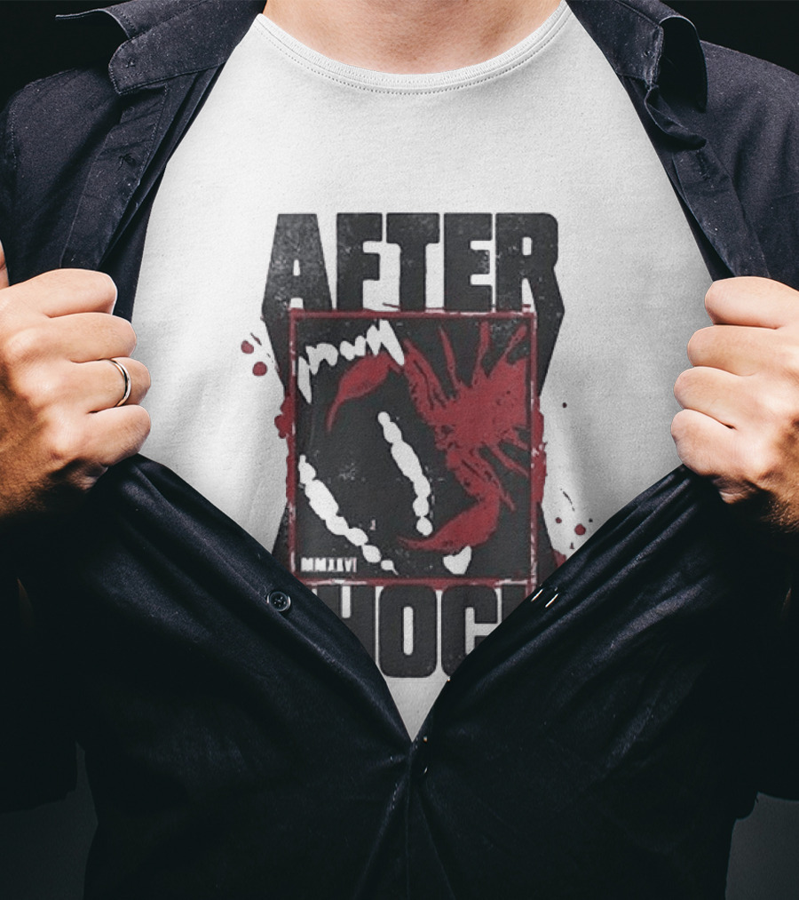 Aftershock Louder Than Life Stinging Lineup Red Splatter T-Shirt