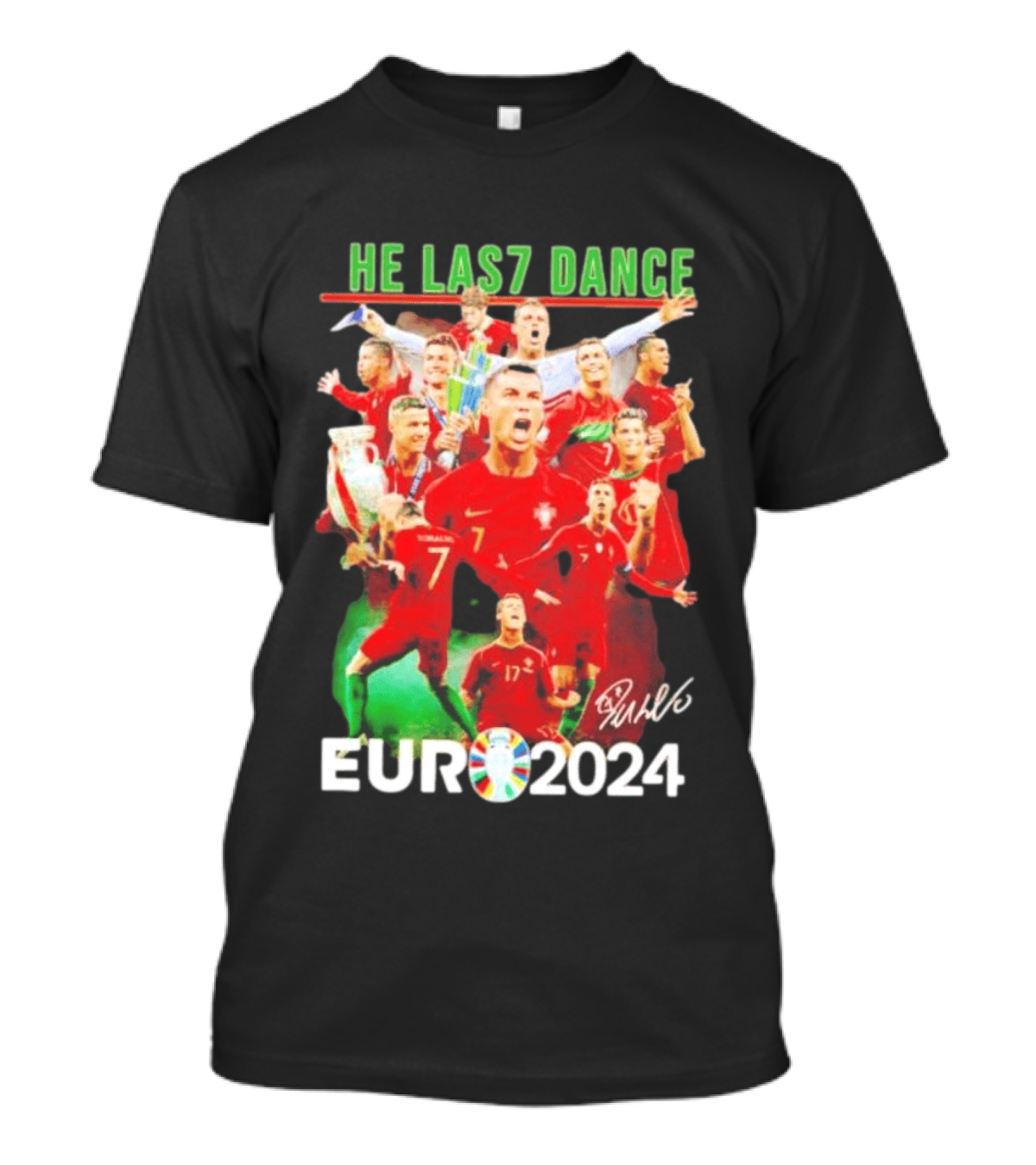 Cristiano Ronaldo He Las7 Dance Euro 2024 T-Shirt
