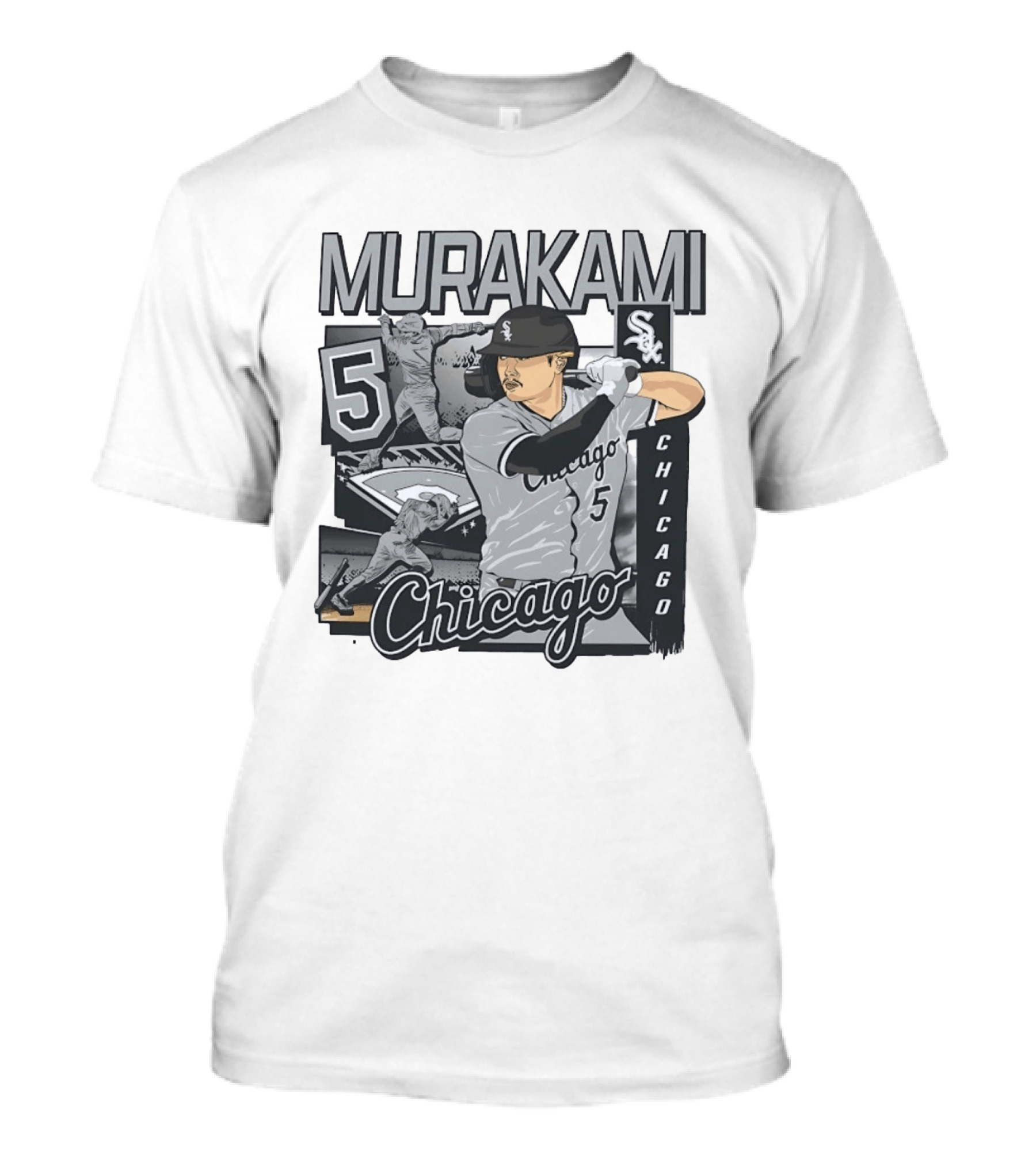 Munetaka Murakami Chicago White Sox 5 Baseball Player Number 5 Chicago White Sox T-Shirt