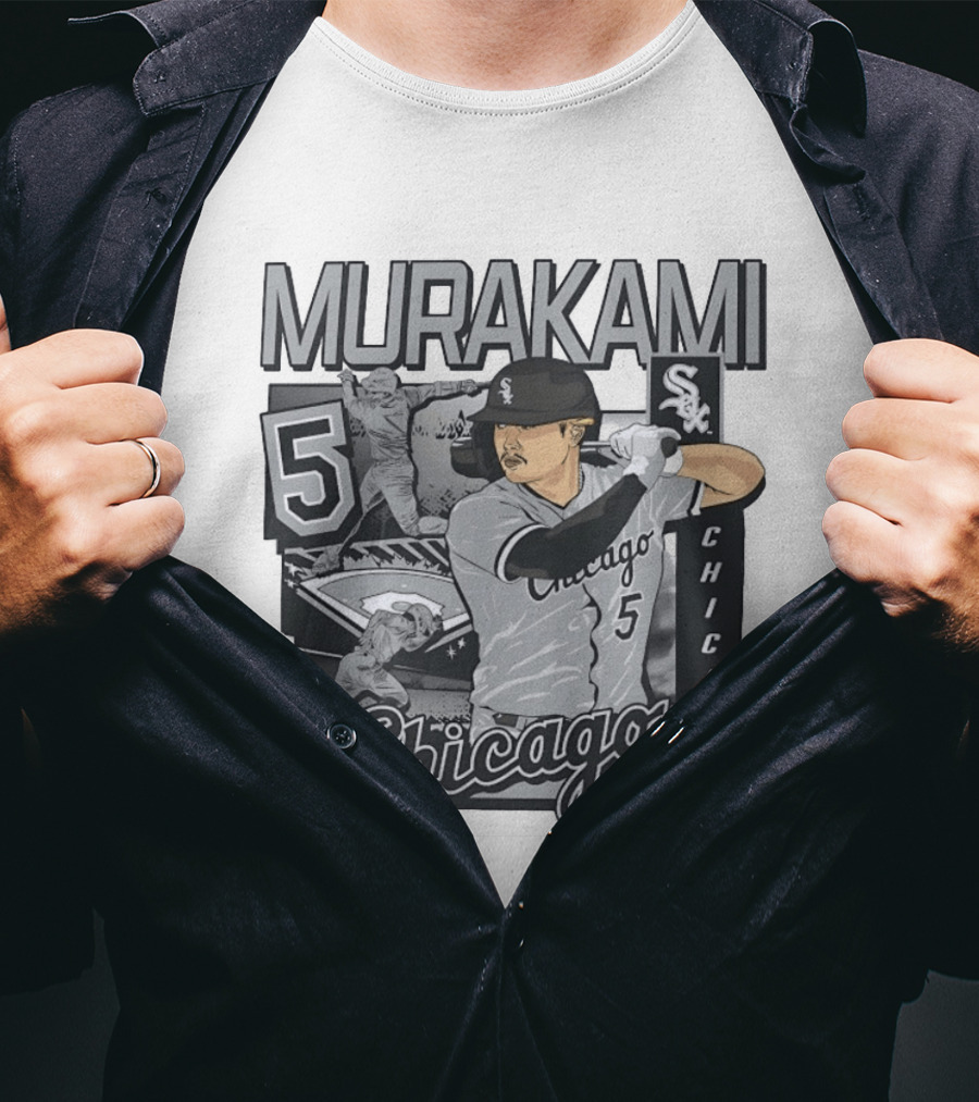 Munetaka Murakami Chicago White Sox 5 Baseball Player Number 5 Chicago White Sox T-Shirt