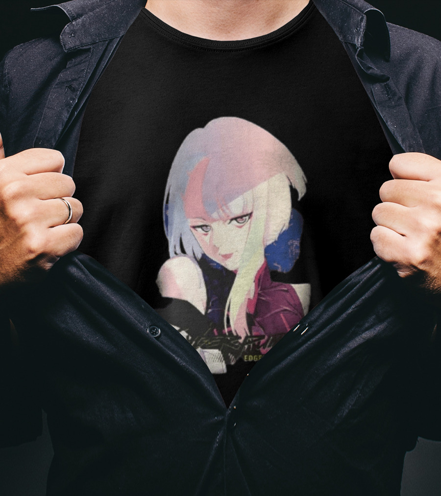 Cyberpunk Edgerunners Lucyna Kushinada Colorful Anime T-Shirt
