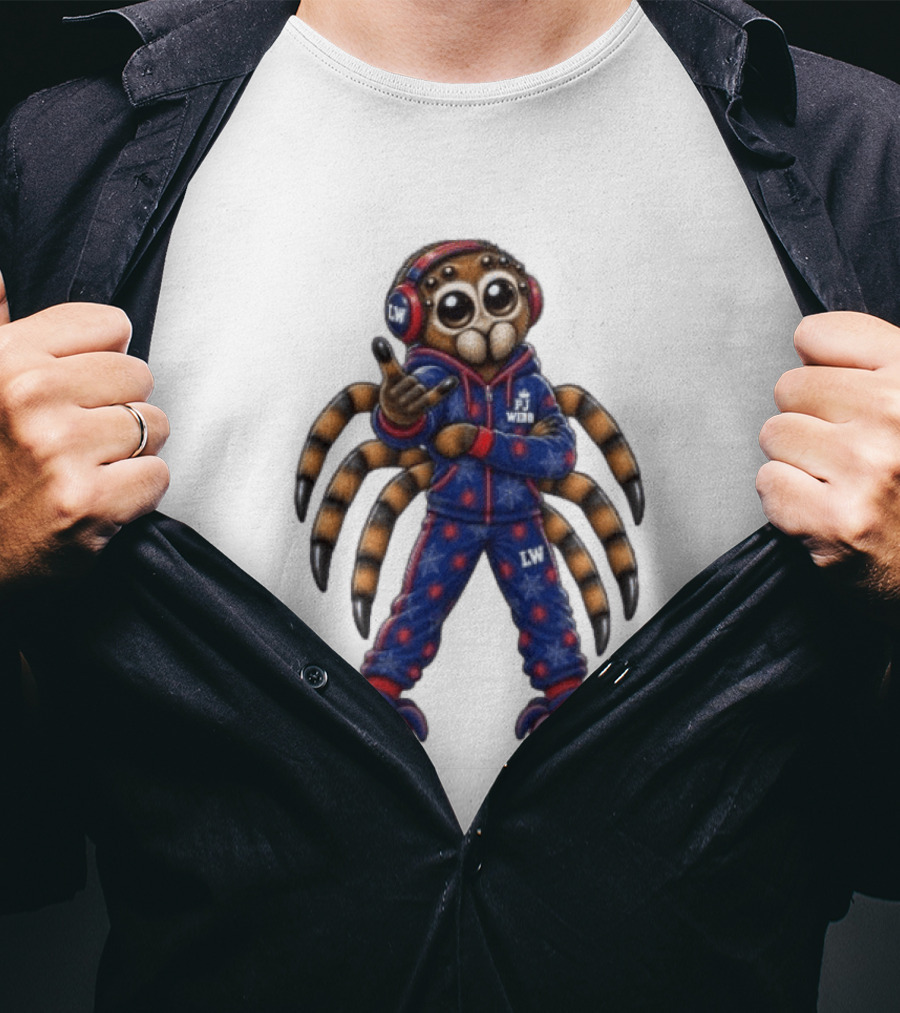 PJ Black Spidey PJ Webb LW Spider Character In Blue Red Outfit T-Shirt