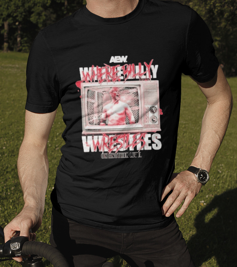AEW Where Billy Wrestles TV Cage Match T-Shirt