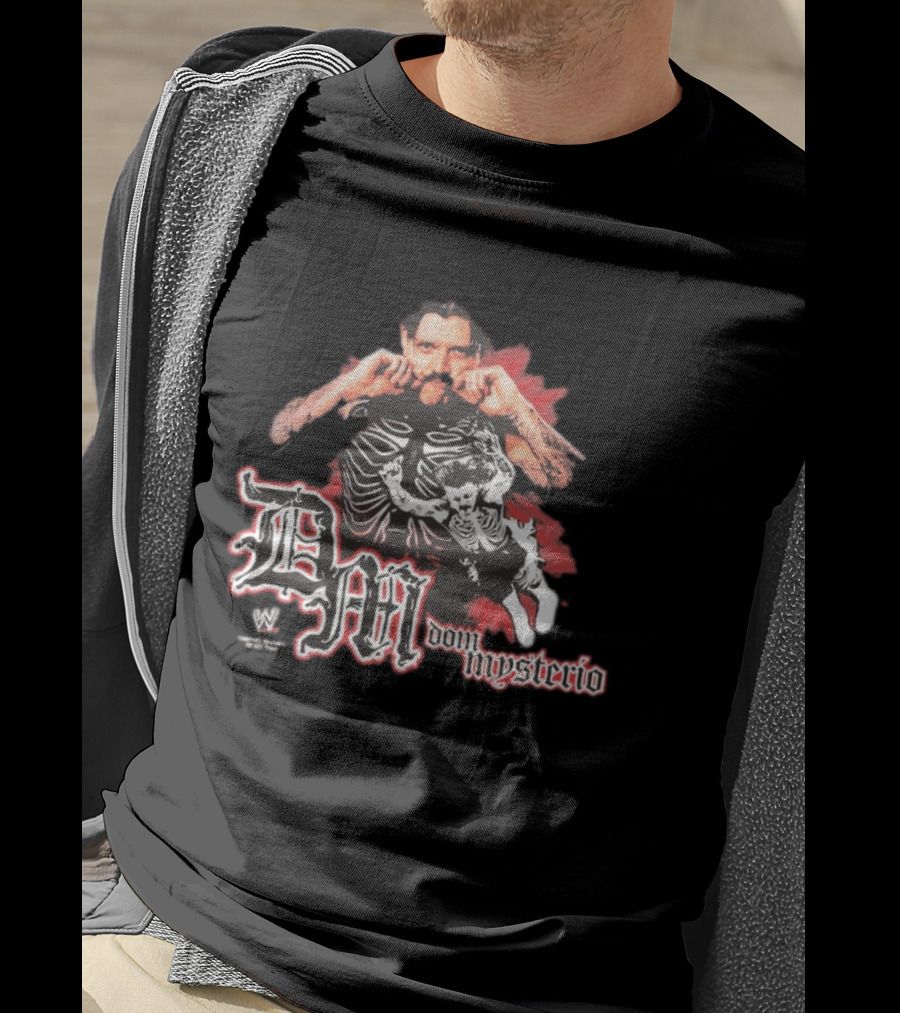 DM Dom Mysterio WWE Skeleton T-Shirt