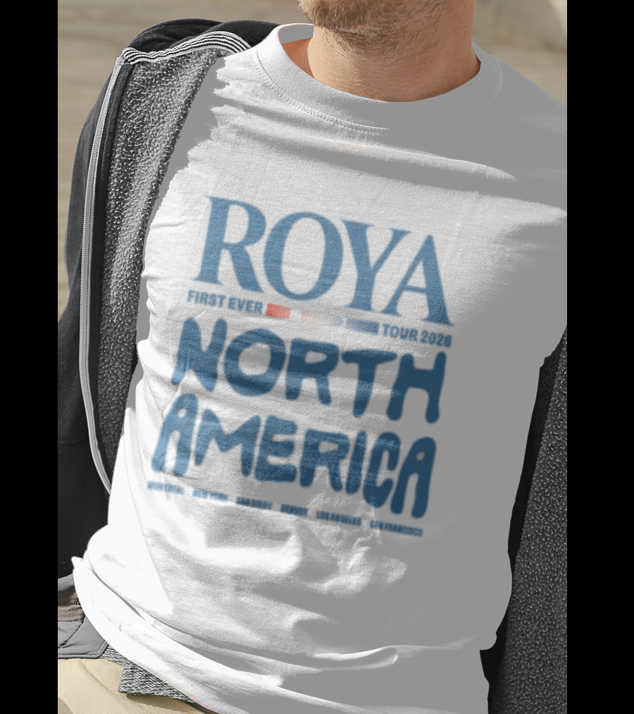 ROYA Store Tour North America 2026 T-Shirt