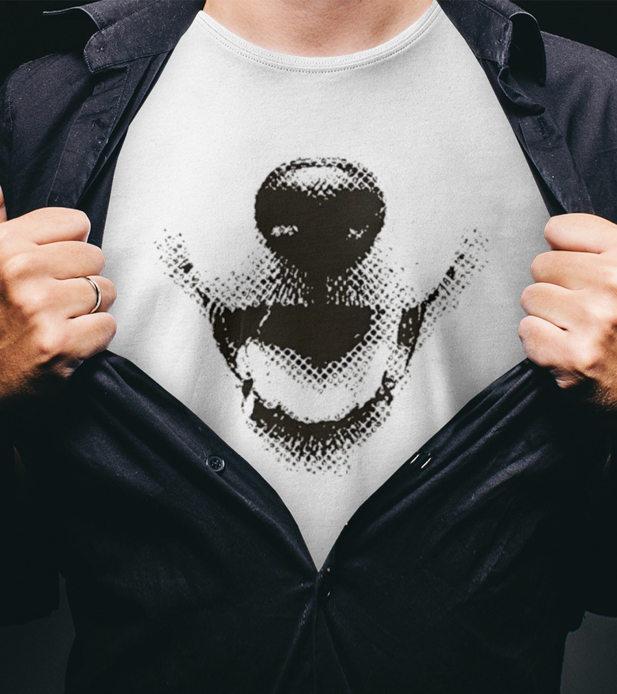 Smiley Neiro Shiba Dotwork T-Shirt