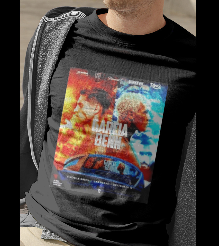 Garcia Vs Benn Live Fight DAZN Mobile Arena Las Vegas September 12th T-Shirt