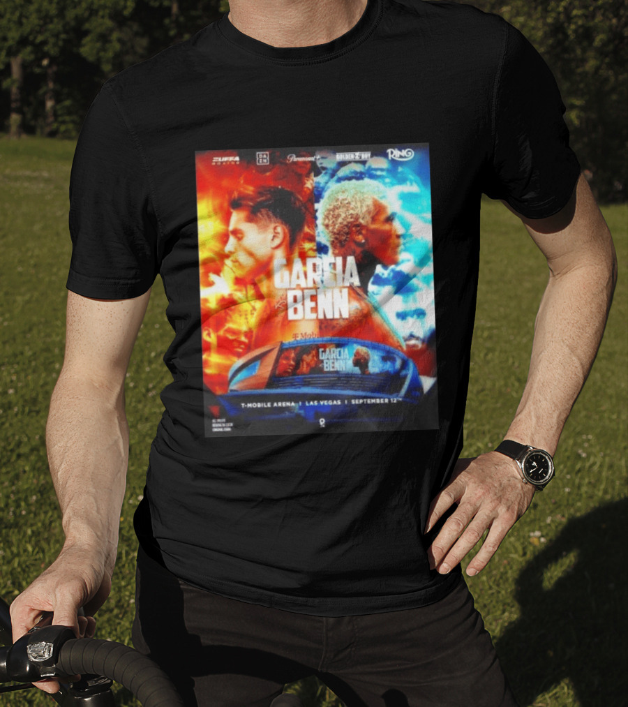 Garcia Vs Benn Live Fight DAZN Mobile Arena Las Vegas September 12th T-Shirt