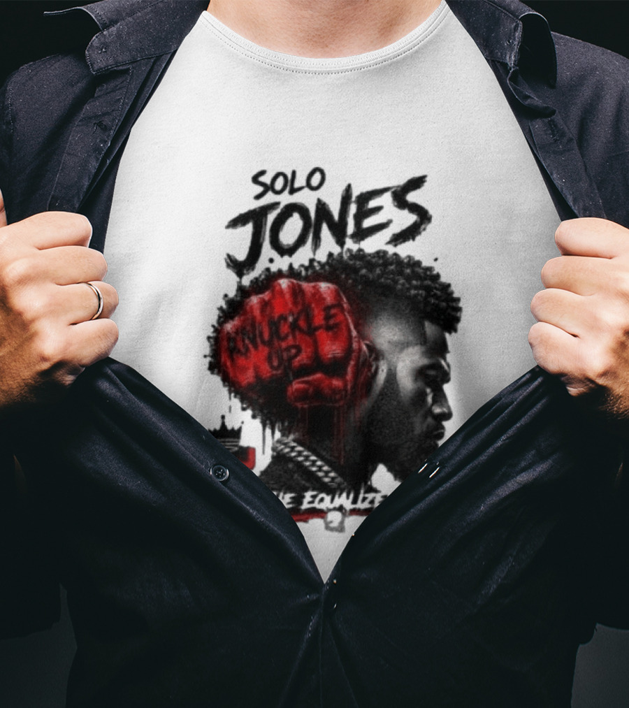 Solo Jones Knuckle Up The Equalizer Red Fist T-Shirt