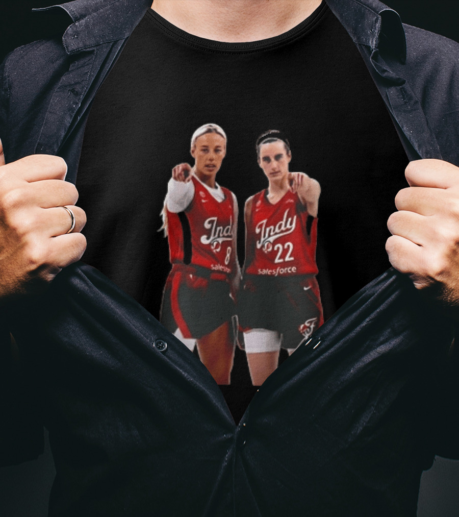 Indy Basketball Players 8 And 22 With Signatures SalesForce T-Shirt