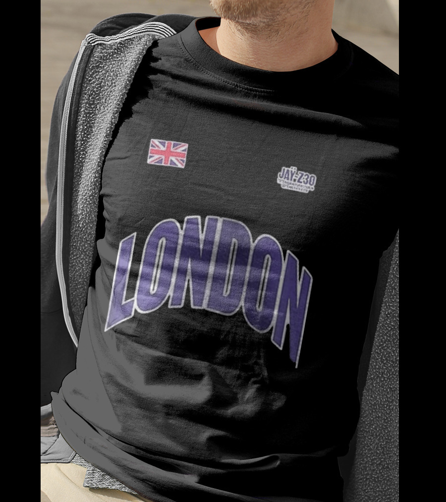 Jay Z London Pop Up Tottenham Hotspur Stadium Name And Number With Union Jack Flag T-Shirt