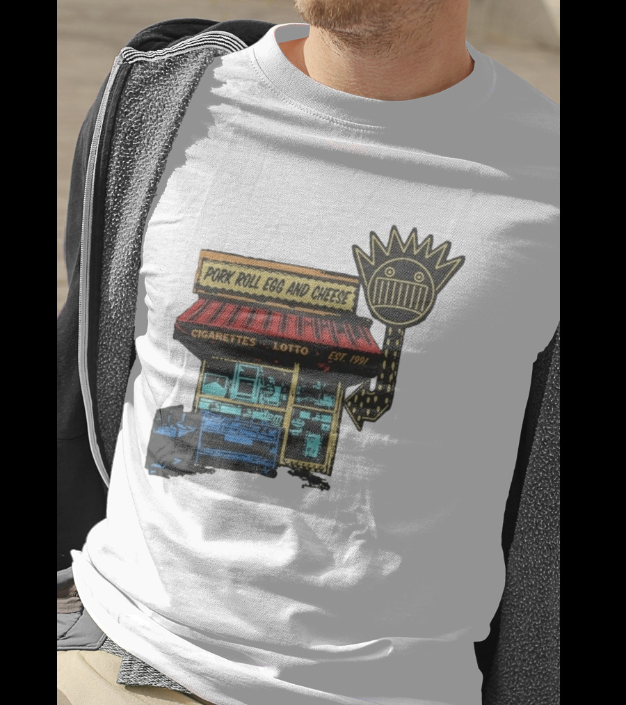 Ween Pork Roll Egg And Cheese Cigarettes Lotto 1991 Storefront T-Shirt