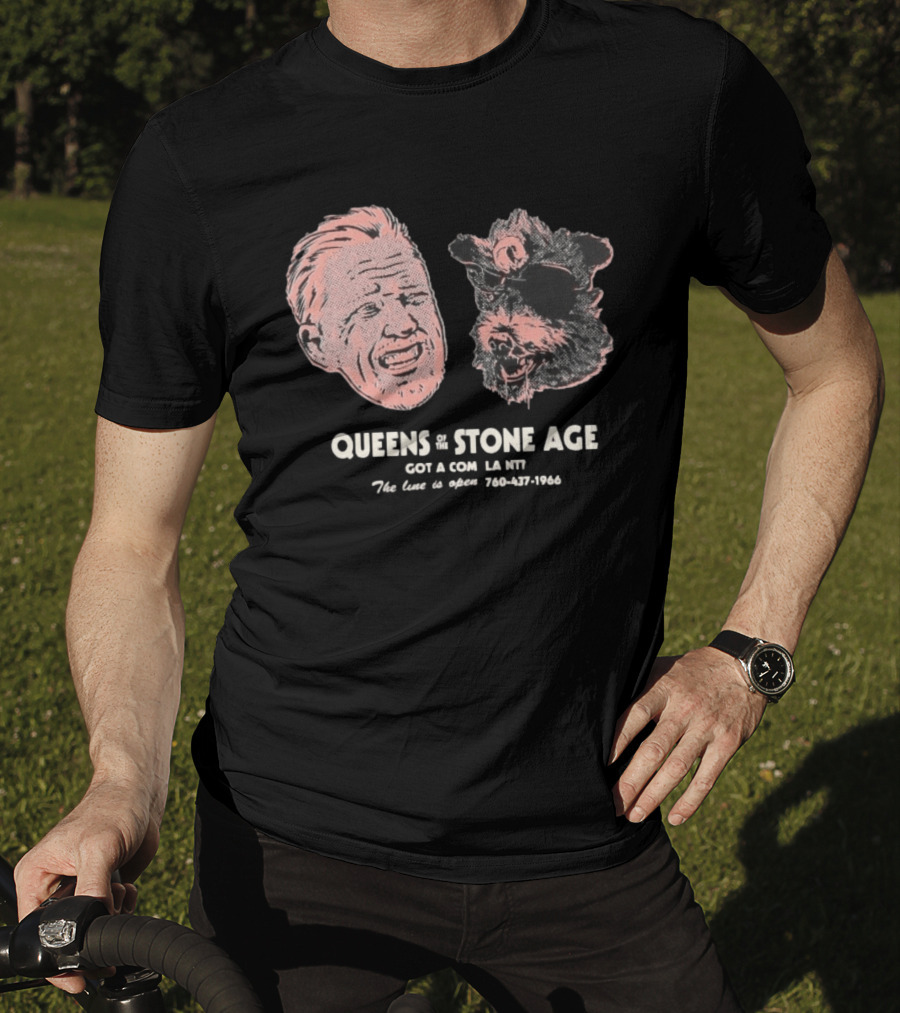 Queens Of The Stone Age Got A Compl La Nv The Line Is Open 760 437 1966 T-Shirt