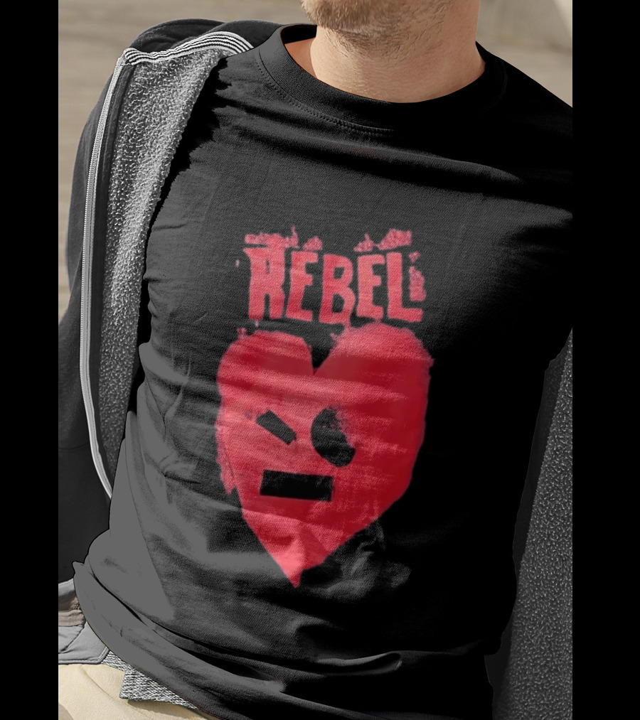 Rebel Heart Spray Paint Street T-Shirt