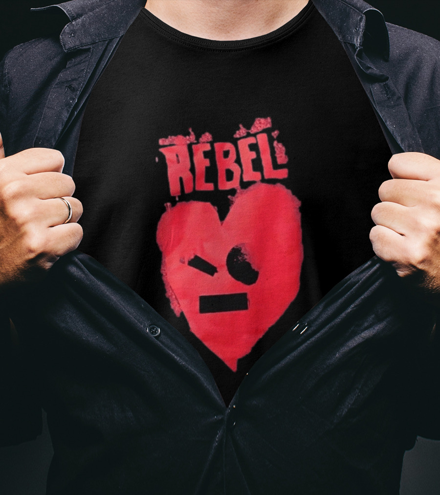 Rebel Heart Spray Paint Street T-Shirt