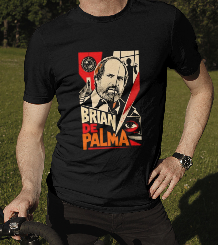 Brian De Palma Cinematic Visionary Red Eye Montages T-Shirt
