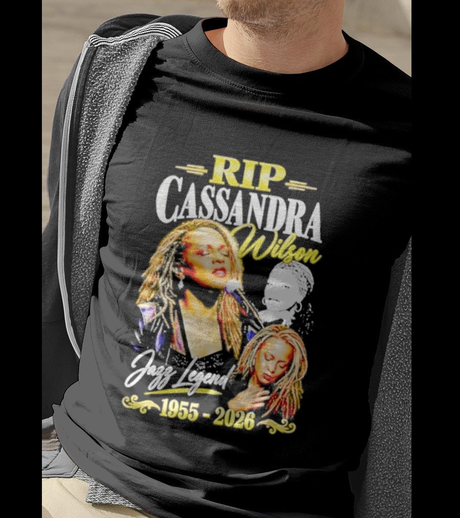 RIP Cassandra Wilson Jazz Legend 1955 2026 T-Shirt