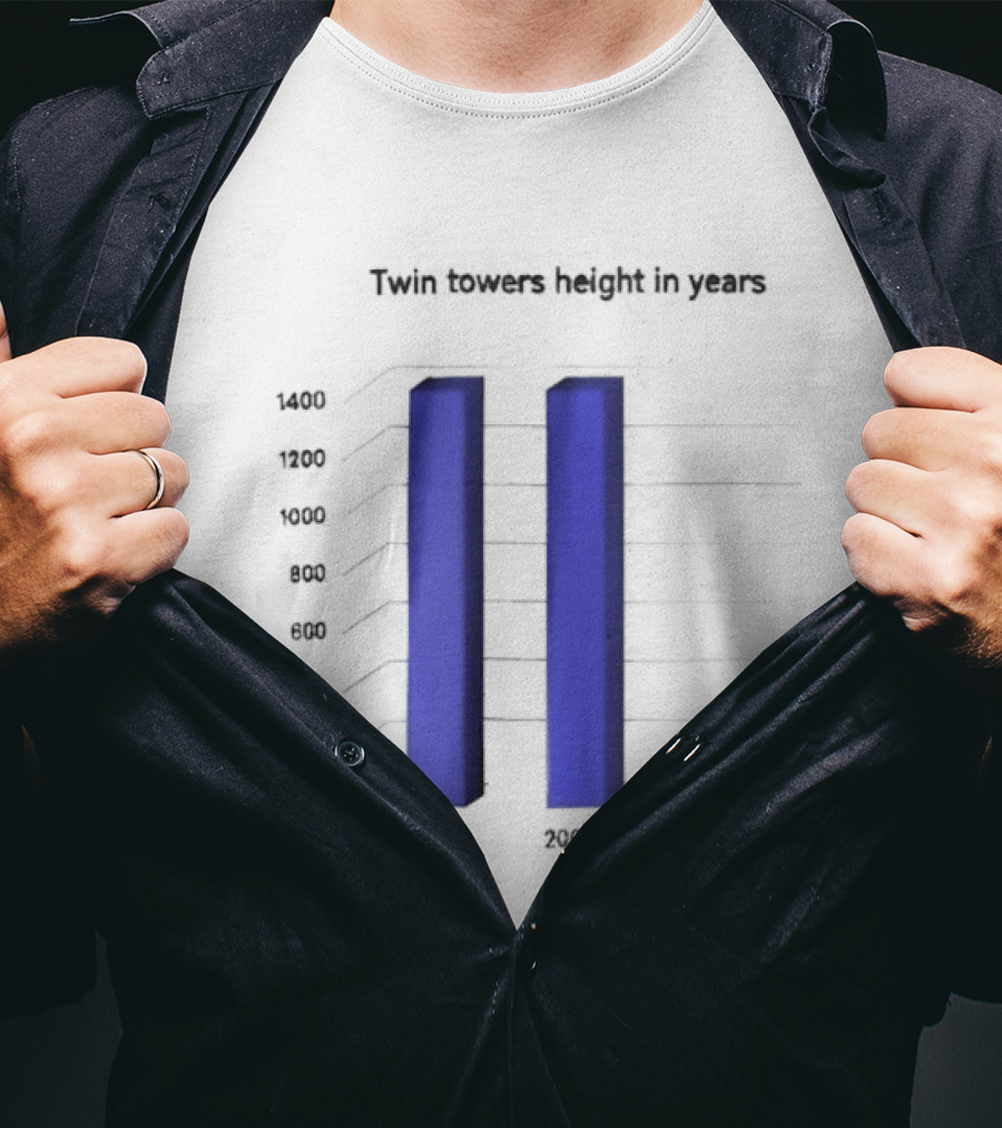 9 11 Twin Towers 110 Stories Tall In Years Of Remembrance T-Shirt
