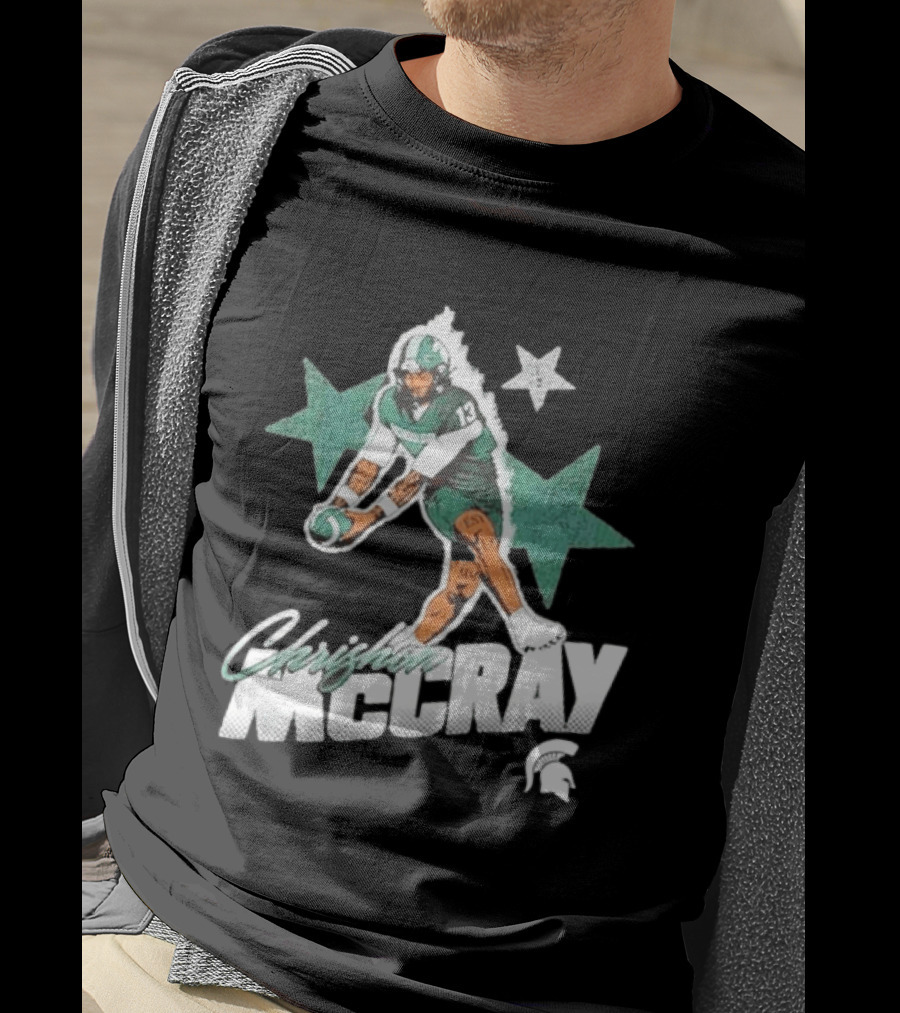 Chrishon McCray Stars Michigan State Spartans Football T-Shirt