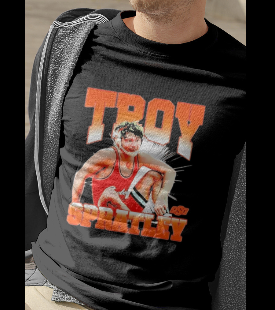 Troy Spratley OSU Oklahoma State Wrestling Player T-Shirt